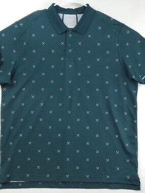 Bonobos Golf Polo Shirt Mens XL Green Embroidered Logo Golf Tees Standard Fit